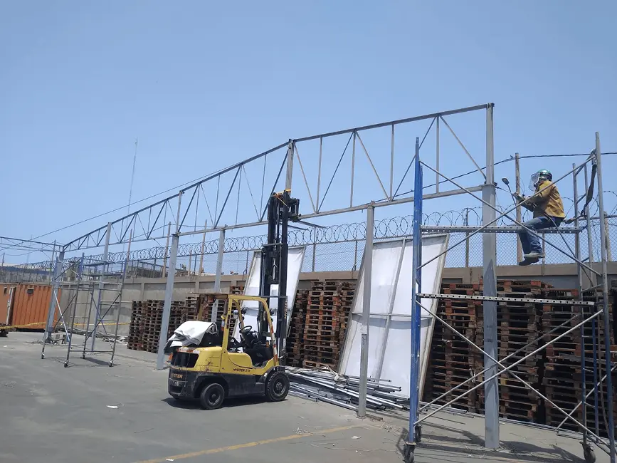 Estructura vigas para Pórticos